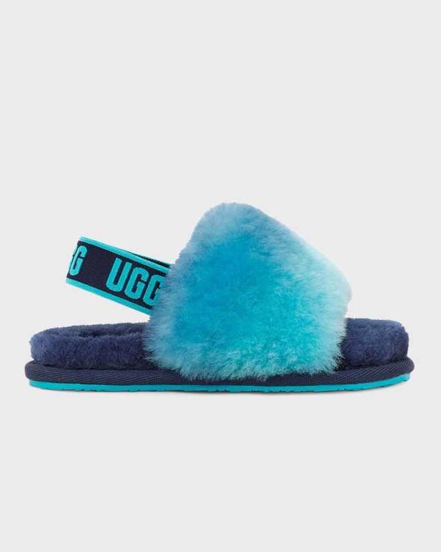 Girl's Fluff Yeah Gradient Shearling Sandals, Baby/Toddlers